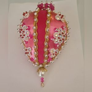 Beautiful  Vintage Pushpin handcrafted Chrismas ornaments. 1970s